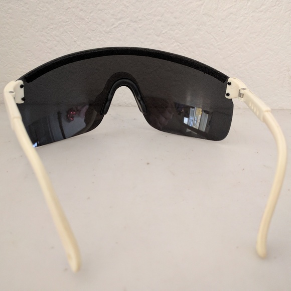 NWT TruVintage Sports Blade Rimless Wrap around Adjustable arms Sunglasses - Picture 3 of 4